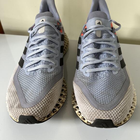 adidas 4DFWD Shoes Mens Size 12 Gray Black Orange 3D Lattice Midsole Running - Picture 5 of 11